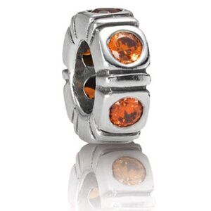 Pandora Trinity Orange CZ Spacer Charm (790368OCZ)